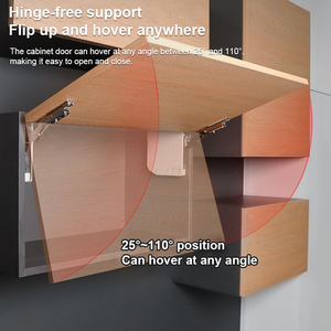 High Quality Flip Hardware <strong>Flap</strong>-Up Cabinet Support Randomly Stop Soft Close Door Turn-Down Fitting Hydraulic <strong>Flap</strong> Lid Stay <strong>Hinge</strong> - Product Image 3