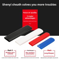 Manchons de câble isolés personnalisés en plastique PVC avec poignée de robinet à boisseau sphérique plat couvercle de protection en caoutchouc
