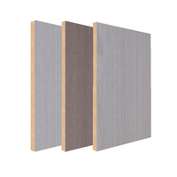 Contreplaqué mélaminé E1 18 mm 4x8 pieds, plaque mate imperméable pour la fabrication de meubles et d'armoires de cuisine