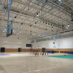 Thiết kế công nghiệp phong cách prefab thép không gian khung mái phòng tập thể dục hội trường xây dựng trong nhà bóng rổ & quần vợt sân vận động thể thao - Product Image 1