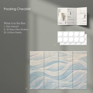 Paneles acústicos de Pintura <span class=keywords><strong>Art</strong></span>ística, juego de paneles 3D, paneles de pared acústicos modernos impresos en HD para estudio de oficina - Product Image 3