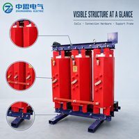 SCB13 1000kVA 10kV/0.4kV Tiga Fasa Tipe Kering Resin Tuang Tahan Suhu Tinggi Transformator Daya Kontrol Suhu Otomatis