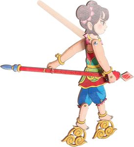 Kit <span class=keywords><strong>de</strong></span> sombras tradicionales, juguete <span class=keywords><strong>de</strong></span> espectáculo <span class=keywords><strong>de</strong></span> marionetas DIY para niño, niña, adultos, Educación Temprana, actividades familiares, personajes, accesorio artesanal - Product Image 1