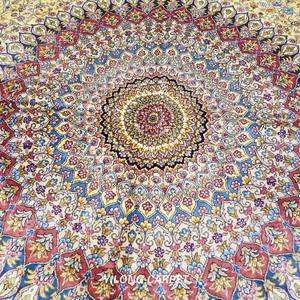 YILONG — tapis Antique en soie Qum, accessoire de 10x14 pouces, tapisserie orientale nouée à la main - Product Image 5