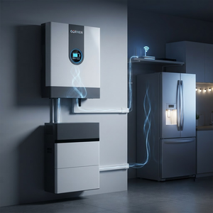 Inversor solar híbrido monofásico de bajo voltaje con MPPT integrado para sistema de almacenamiento solar con batería de litio de bajo voltaje apilable para el hogar - Product Image 2