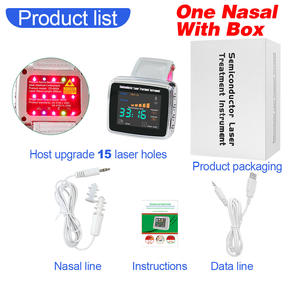 Ligne nasale double en plastique à 15 trous de 650 nm pour l'<span class=keywords><strong>hypertension</strong></span> et la rhinite - Product Image 5