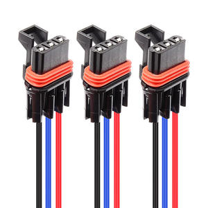 Wasserdichter 3-Pin-Pulsstromstecker für Polaris RZR Ranger Motorrad Rücklicht Verkabelung - Product Image 1