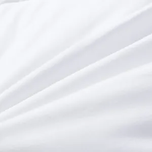 hotel white percale bedding fabric bed set satin 300 tc