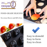 Moule en silicone pour mousse de la série Tangba Fruit, mangues, bananes, fraises, framboises, moule en silicone pour bonbons, outils de pâtisserie personnalisables