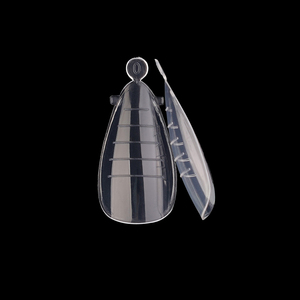 120 pièces de moules à ongles longs pour extension rapide française, double forme, pour ongles cercueil, pour manucure en gel en salon, outil de système d'onglerie réutilisable - Product Image 1