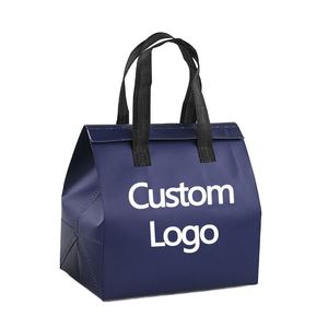 Waterproof Aluminum Foil Cartoon Pattern Cooler Bags Fast Food Lunch Insulated Takeaway Packaging 20L for Food Storage Transport - Product Image 1
