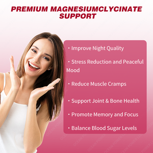 กัมมี่แมกนีเซียมไกลซิเนตช่วยในการนอนหลับผลิตภัณฑ์เสริมลดความเครียดขณะนอนหลับฉลากตามสั่ง - Product Image 3
