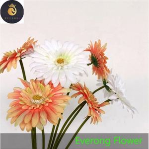 Gerbera margarida de alta qualidade, flores de crisântemo de seda artificial de alta qualidade, adereços para decoração de casa rústica, adereços para fotografia - Product Image 4