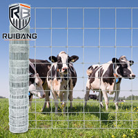 Clôture en grillage galvanisé pour pâturages, 4 pieds, clôture économique pour bétail, ferme, élevage