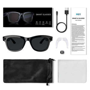 Gafas Inteligentes Android IOS M01 con Función de Grabación de Cámara, Cámara Transparente AC, Wifi, IA, Traductor, 2026 - Product Image 2