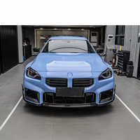 Kit Carrosserie Sport en Fibre de Carbone Sec pour BMW M2 G87 2023+ : Lame de Pare-chocs Avant, Jupes Latérales, Diffuseur Arrière et Spoiler Arrière