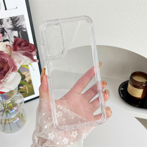 เคสโทรศัพท์ทีพียูมีกรอบด้านหน้าแบบใสมีกลิตเตอร์สำหรับ Reno 11F <span class=keywords><strong>5G</strong></span> 12 Oppo A59 <span class=keywords><strong>5G</strong></span> - Product Image 1