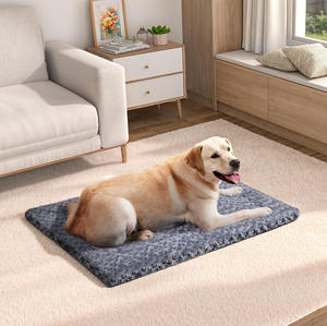 Fabricant mignon unique confortable imperméable de luxe <span class=keywords><strong>anti</strong></span>-<span class=keywords><strong>stress</strong></span> doux lit pour <span class=keywords><strong>chien</strong></span> chat chaud hiver grand <span class=keywords><strong>tapis</strong></span> de caisse pour <span class=keywords><strong>chien</strong></span> - Product Image 1