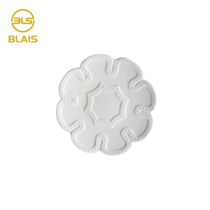 Juego <span class=keywords><strong>de</strong></span> Platos <span class=keywords><strong>de</strong></span> <span class=keywords><strong>Porcelana</strong></span> Ecológica <span class=keywords><strong>de</strong></span> Lujo, con Relieve, Color Blanco, Marca BLAIS, Diseño Alegre y Festivo - Product Image 4