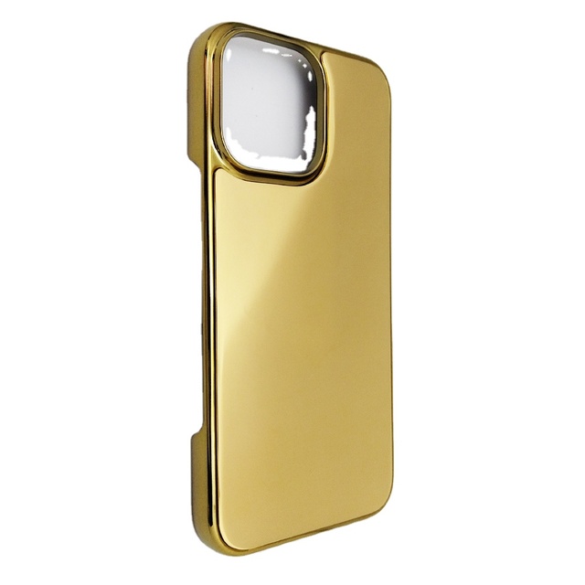 Customizable Gold Plated Phone case PC and Metal Backplate case for iphone 16 Pro and for iphone 16 Pro Max