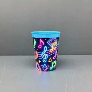 Tailgate Party <b>Plastic</b> Cups Straight <b>Straw</b> and Curvy <b>Straw</b> for Sports Games Assorted Size Pack Premium Quality PRS - Product Image 1