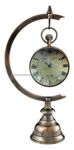 Reloj de mesa de péndulo Vintage de lujo en calidad superior con números romanos y elegante diseño colgante perfecto acento de decoración del hogar - Product Image 2
