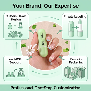 HKH Custom Mineral Organic Sugar Infused Vegan Lip Balm Private Label Clean Formula Moisturizing <b>Sunscreen</b> Long-Lasting Fruit - Product Image 6