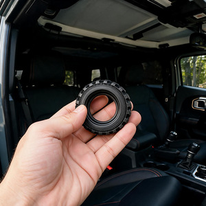 Satu Pasang Lantsun JMN162 Penutup Tombol AC Silikon Aksesoris untuk Suzuki Jimny 2019-2026 5 Pintu - Product Image 5