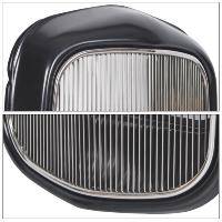 Pour calandre avant en acier Ford 1932 + gril en acier inoxydable sans trou de manivelle
