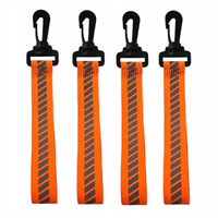 Bande réfléchissante pour sac à dos, bande réfléchissante de sécurité pour la conduite de VTT de nuit, pendentif réfléchissant pour sac à dos, ruban d'avertissement