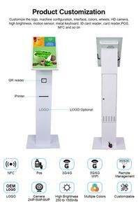 Écran tactile électronique tout-en-un de 21.5 pouces affiche des informations Lcd Kiosque de libre-service à écran tactile avec imprimante - Product Image 3