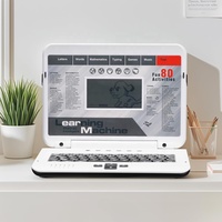 Ordinateur portable éducatif pour enfants, 80 modes d'activités pour apprendre l'alphabet, les mots, les mathématiques, avec souris