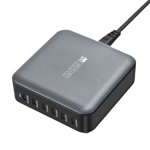 285W GaN PD <b>Charger</b> <b>Multi</b> Port Desktop Adapter With Holder Fast Charging Black - Product Image 5