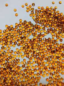 Citrino Amarillo Natural de Madeira, Forma Redonda, Cabujón de 3mm, Gema para Joyería, Producto a Granel - Product Image 3