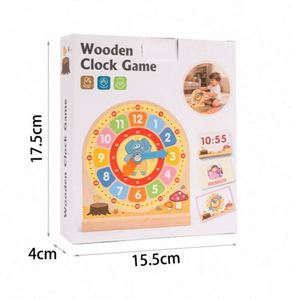 Aprende a Ver las Horas: Reloj Educativo de Madera para Niños Pequeños y de Jardín de Infancia - Product Image 6
