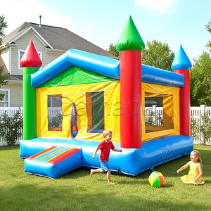 Castillo Inflable Personalizado de Cumpleaños, Brincolín Inflable de Colores, Hupfburg, Inflable <span class=keywords><strong>para</strong></span> <span class=keywords><strong>Adultos</strong></span> - Product Image 3