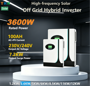 Inversor Híbrido Solar de Alta Frecuencia de 3600W 24V 100A con Controlador MPPT 3.<span class=keywords><strong>6kwh</strong></span>/5kwh/<span class=keywords><strong>6kwh</strong></span>/8.5kwh/11kwh - Product Image 1