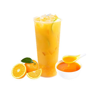 Jugo de Naranja Premium con Jarabe de Azúcar Concentrado para Bebidas a Base de Té y Postres Halal, Jarabe de Frutas Saborizado al por Mayor - Product Image 5