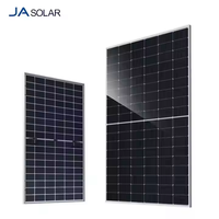 Panel Surya JA Solar JAM54D40 LB 430W-455W Bifacial N-Type 445W Kaca Ganda untuk Sistem Energi Rumah dan Komersial