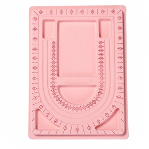 TEMU pour <span class=keywords><strong>SHEIN</strong></span> Planche de flocage en plastique populaire avec conception de plaque de perle pour le stockage de bijoux de collier et de bracelet - Product Image 5