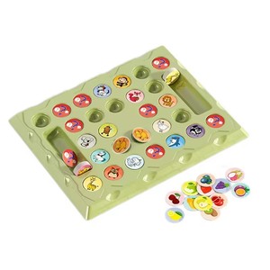 Best-seller Flipped Board Animal Fruit Jumelage <span class=keywords><strong>Deux</strong></span> Jeu <span class=keywords><strong>de</strong></span> plateau <span class=keywords><strong>de</strong></span> mémoire interactif Pensée logique Jouets pour enfants pour enfants - Product Image 1