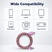 Cable de Carga Rápida USB Tipo-C de 2m, de Cuero PU, Marca Togudu, para Computadora, Teléfono Móvil, Auriculares y Dispositivos Android/iOS