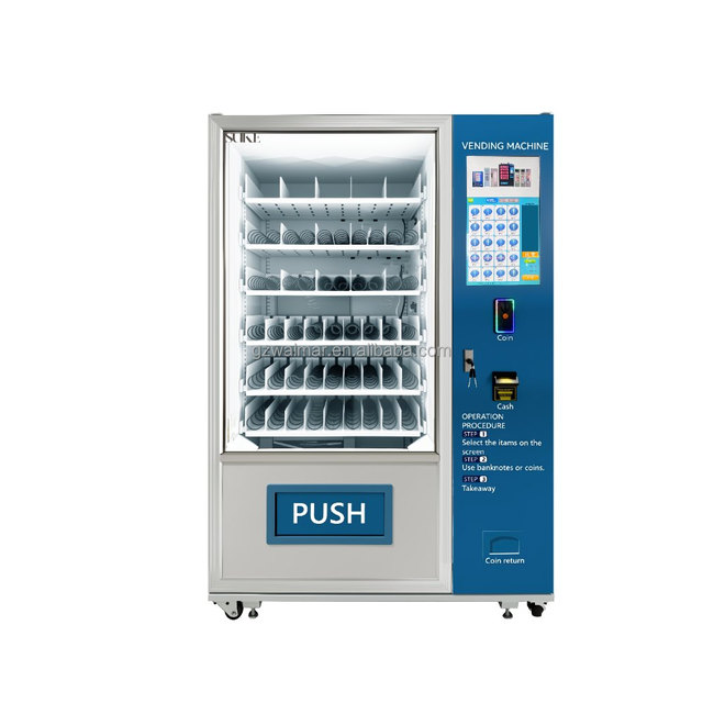 New Snack and Beverages Refrigerated Automatic Vending Machines for Retail Items Vending Machines