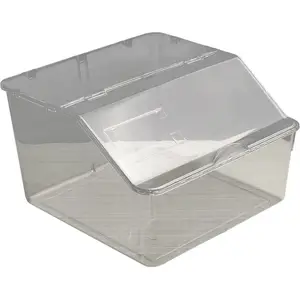 Hot sale supermarket and retail store bulk food display clear acrylic food dispenser/candy bin