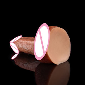 FAAK silikon realistis dildo dengan Sucker <span class=keywords><strong>Strapon</strong></span> Penis buatan mainan seks untuk wanita Masturbator kulit sentuh <span class=keywords><strong>Anal</strong></span> steker - Product Image 4