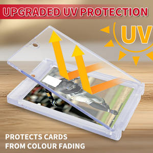 130 PTカスタムトレーディングゲームカードペニースリーブ磁気カードホルダー野球バスケットボールスポーツトレーディングカードホルダーケース - Product Image 3