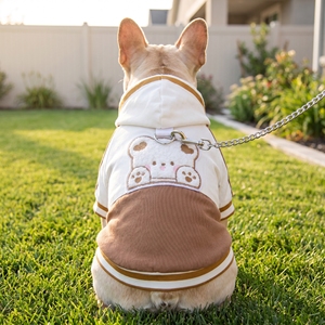 Cappotto Imbottito in Cotone Trendy Zhushan con Ricami <span class=keywords><strong>Orso</strong></span> e Coniglio per Cani di Taglia <span class=keywords><strong>Grande</strong></span> (3XL-9XL) Lavabile in Lavatrice - Product Image 3