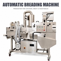 Machine automatique de panure de poulet pour ligne de production de panure de filets de poisson dans une usine de transformation d'aliments surgelés