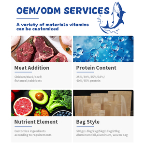 Nourriture en vrac OEM pour animaux de compagnie Vente en gros en usine Haute teneur en protéines Nutritif Naturel à basse température Cuit au poisson de mer Nourriture pour chien - Product Image 3