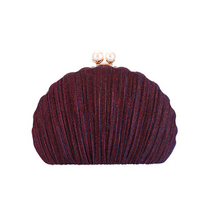 Burgundy Glitter Pearl Shell Evening <strong>Bag</strong> <strong>for</strong> <strong>Wedding</strong> and Party <strong>Bag</strong> <strong>for</strong> Women <strong>Clutch</strong> <strong>Bag</strong> Pochette Femme Large Handbags - Product Image 1